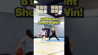 1v1 Basketball BUT the WINNER is the FIRST to Hit 6 Different Shots 👀🏀