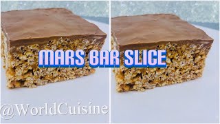 Mars Bar Slice Chocolatecaramel Rice Krispie Treats Recipes By World Cuisine