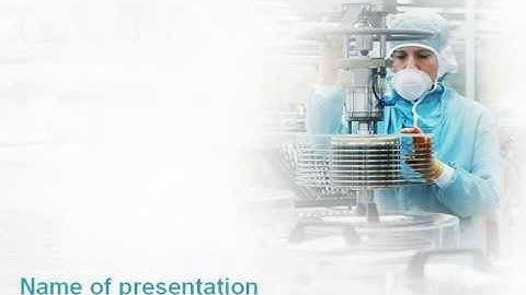 Manufacturing PowerPoint Template by PoweredTemplate.com