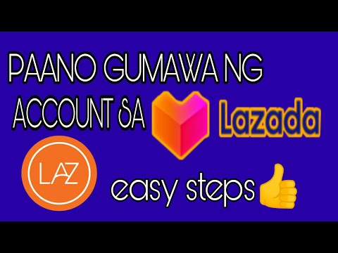 PAANO GUMAWA NG LAZADA ACCOUNT?|EASY STEPS|❤️ Andie Coolet