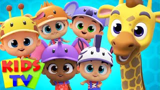 five little babies going to the zoo zoo song animal song from kids tv