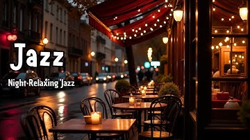Goodnight with Nightly Fall Jazz Piano - Gentle Rain Sounds, Calm Jazz for Peace & Relaxation