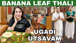Pure Veg South Indian Food On Banana Leaf 5 States Ka Authentic Ugadi Food Ugadi Spl Feast