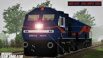 Loco Pilot Checking The Loco || SGUJ WDP4 || MSTS Open Rails Journey Part 1