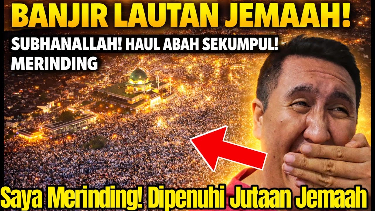 Bukan Konser, Ini HAUL! Lautan Jemaah Abah Guru Sekumpul Bikin Dunia Takjub🇲🇾REACTION🇮🇩