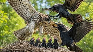 5 Baby Crows: 60 Days From Egg to Survivor | Born in a Hidden Nest