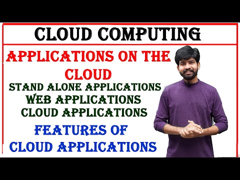 cloud applications, stand alone, web, cloud applications | features of cloud applications, CC unit 3