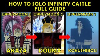 How To Solo Infinity Castle *FULL GUIDE* + Requirements | Demonfall Roblox (UPDATED VERSION 3.1)
