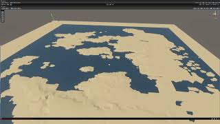 Open Sea Test with Polaris map generator in Unity