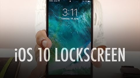 iOS 10 Lockscreen Notifications