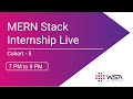MERN Stack Web Development Internship - Cohort 5