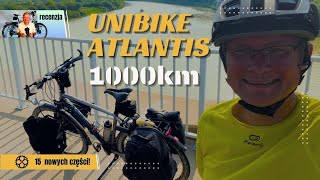 Unibike Atlantis po 1000km i kilkunastu wymienionych częściach