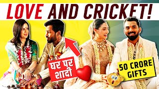 Love and Cricket : Top 5 Cricket Weddings | KL Rahul and Athiya Shetty | Hardik Pandya and Natasa