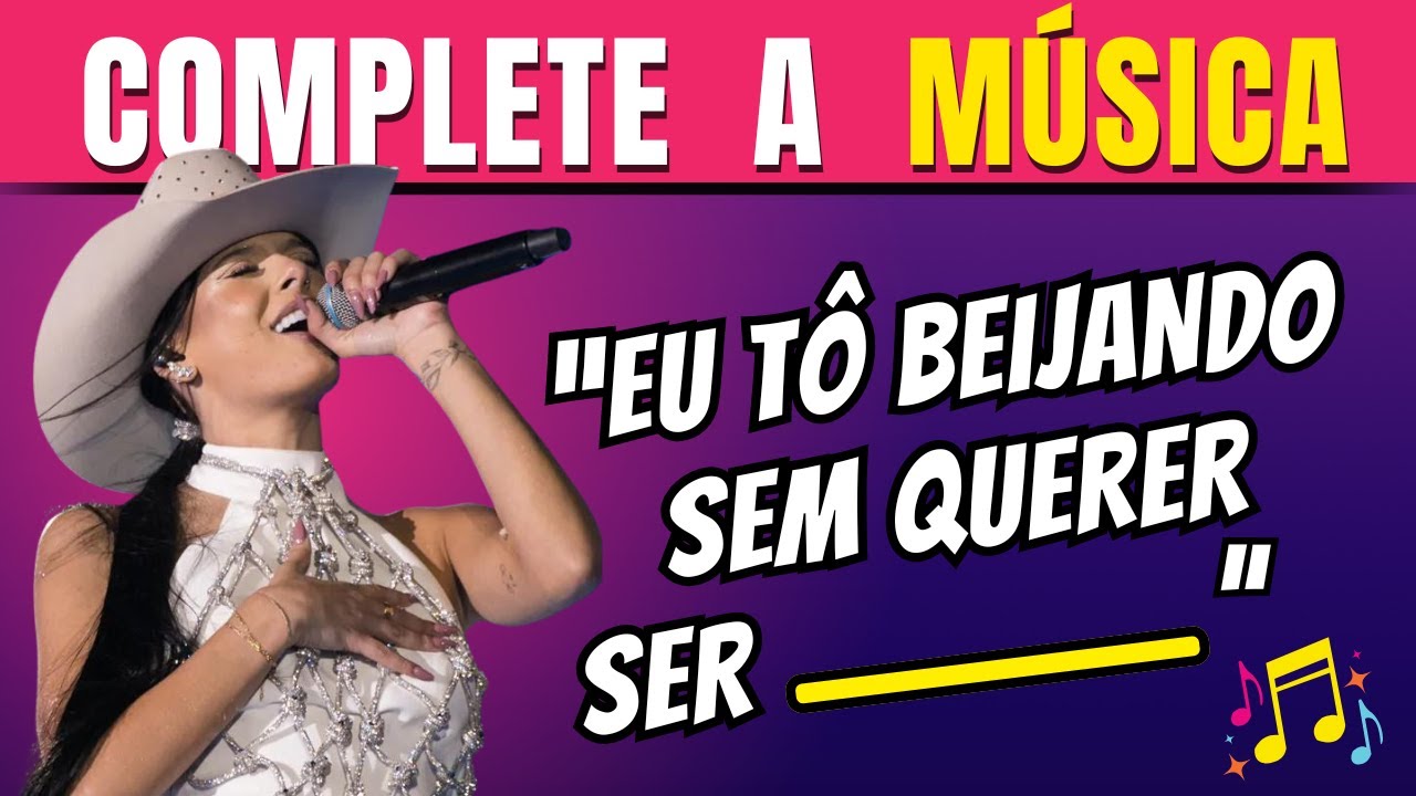 COMPLETE A MÚSICA - EDIÇÃO ANA CASTELA (2024) 📀🎵