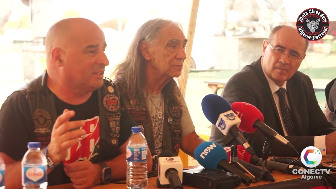 42ª Concentração do Moto Clube de Faro - Conferência de Imprensa com Zé Amaro e Rogério Bacalhau