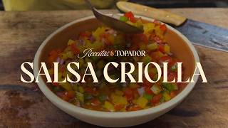 SAIBA COMO FAZER A SALSA CRIOLLA DO TOPADOR | O vinagrete das parrillas