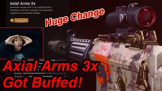 Huge CHANGES To Cold War Optics! Axial Arms 3x Scope Got BUFFED!