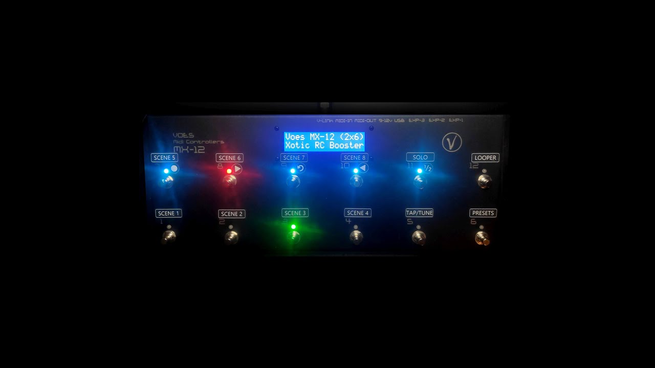 Voes Midi Controllers -  MX-12 2x6 & Axe-Fx III Looper