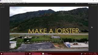 Compositing using 3d camera tracker inside after effects
