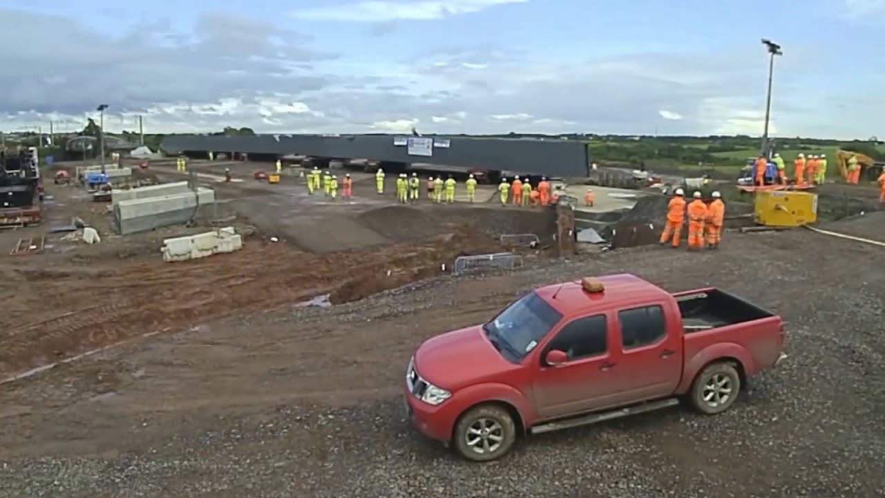 M8 M73 M74 Motorway Improvements Project, Braehead Rail Bridge, Bargeddie