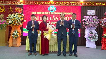 ĐẠI HỘI CHI BỘ TRUNG TÂM DỊCH VỤ KCN THÁI NGUYÊN LẦN THỨ V NHIỆM KỲ 2025  2027