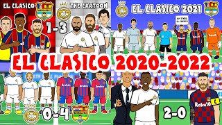 EL CLASICO 2020-2022 (Real Madrid vs Barcelona Feat Messi and Ronaldo)