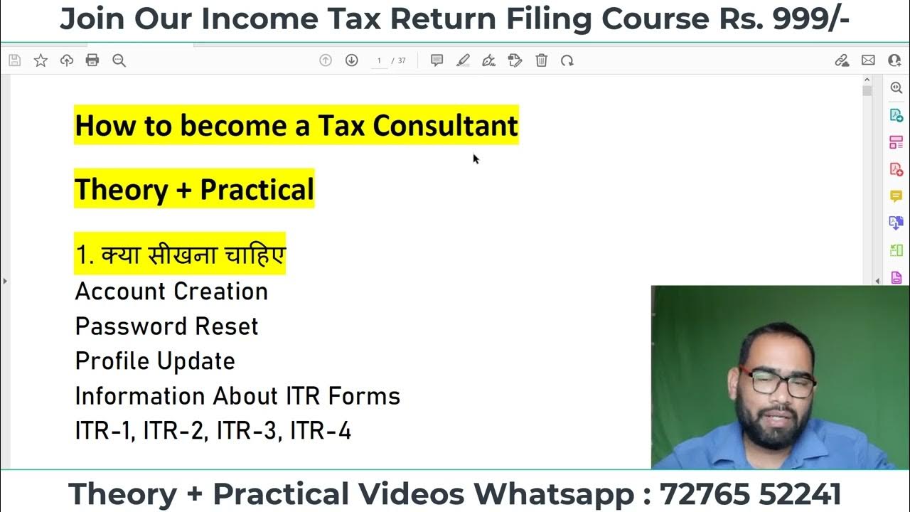 How to tax consultant Tax Consultant Kaise Bane How to Learn