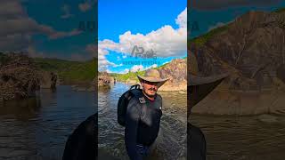 Rio Capibaribe, essa água está indo até a barragem de jucazinho