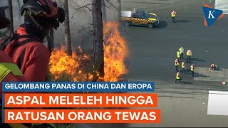 China dan Sebagian Eropa Diterjang Gelombang Panas, Aspal Meleleh hingga Nyawa Melayang