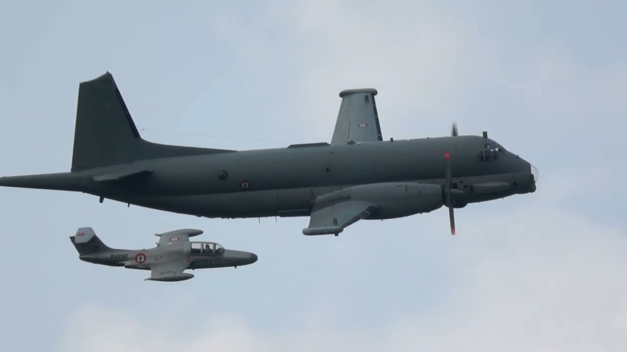 Le Temps Des Hélices 2025 Démo 2 Atlantique 2 + MS760 Paris Slow motion