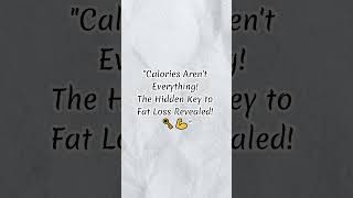 "Cracking the Code: Why Calorie Deficit Alone Won't Make You Slim"
