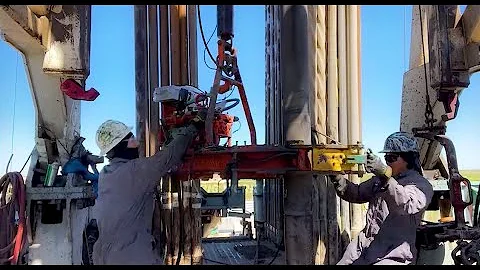 Different Video of the Casing Run #rig #casing #drilling #oil #tripping