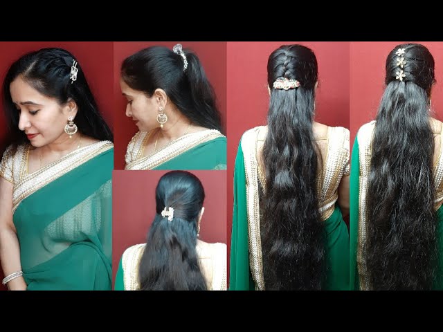 Hairstyle Ideas for a Telugu Bride with Long Hair – Stylish Grooms