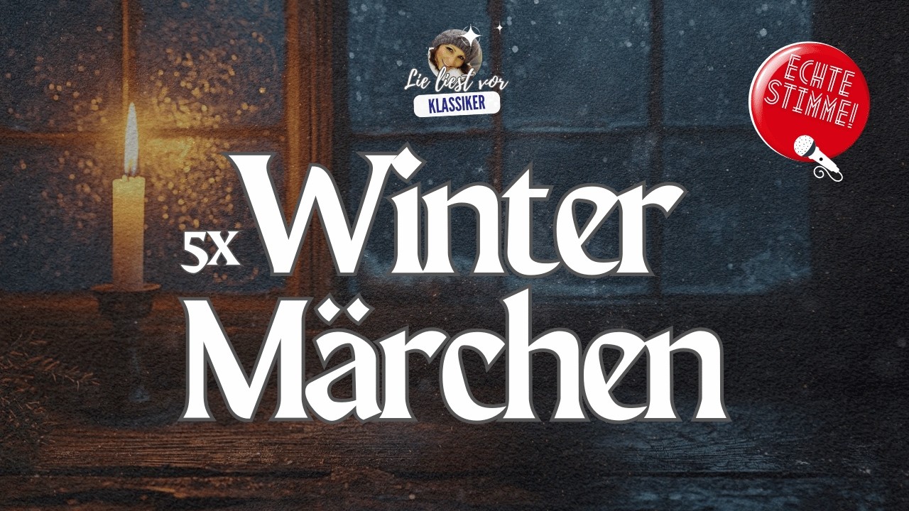 Die schönsten Wintermärchen für Erwachsene ✨📖 | Hörbuch zum Einschlafen mit ECHTER Stimme🌙