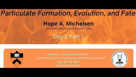 Particulate Formation, Evolution and Fate, Michelson, Day 2, Part 1