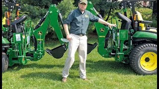 comparing the john deere 1025r and 2025r compact utility tractors