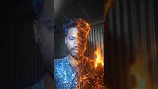 Fire &amp; Ice Effect⚡ Trending AI Edit /bengali #shorts