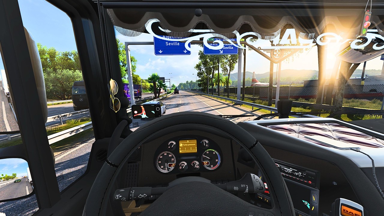 ETS2 REALISTIC WEATHER  DRIVE THROUGH SCENIC NARROW ROADS OF SPAIN | NORDIC HORIZONS | Png+Reshade