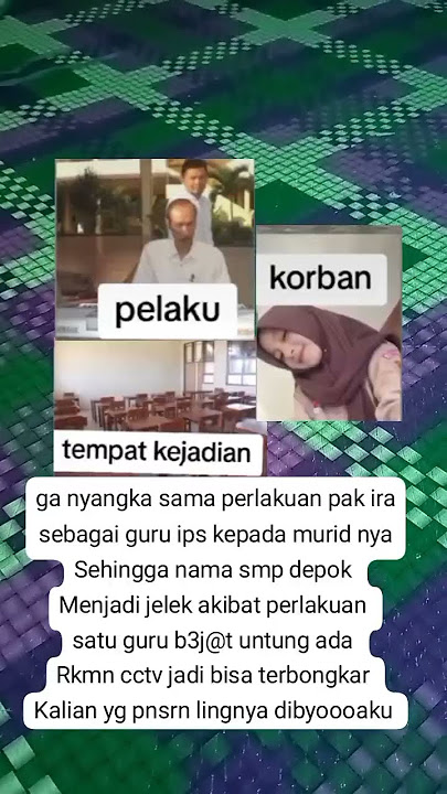 Kasihan bangat murid nya diperlakukan guru nya 🥺🥺 #smpn3depok #smp #depok #guru #muriddanguru #guru