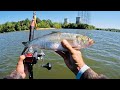 4 hours of raw and uncut kayak catfishing  anchor fishing on chickamauga reservoir