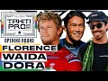 John john florence rio waida yago dora  shiseido tahiti pro pres by outerknown 2024 opening round