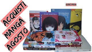 Acquisti E Opinioni Manga Agosto 2018