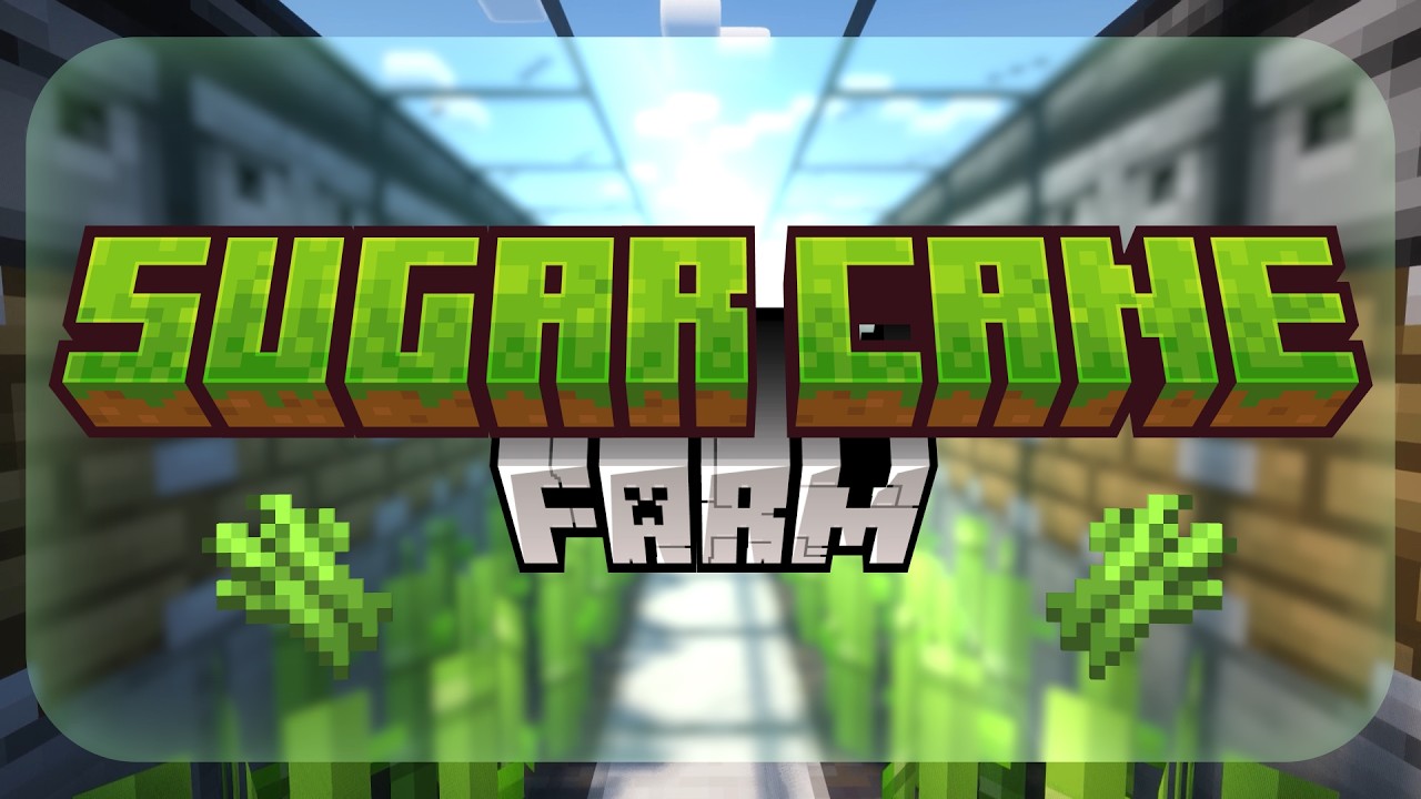 The Easiest Automatic SUGARCANE FARM for Minecraft Survival
