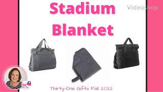 Bleacher Blanket in Spirit Grey, Thirty-One Gifts