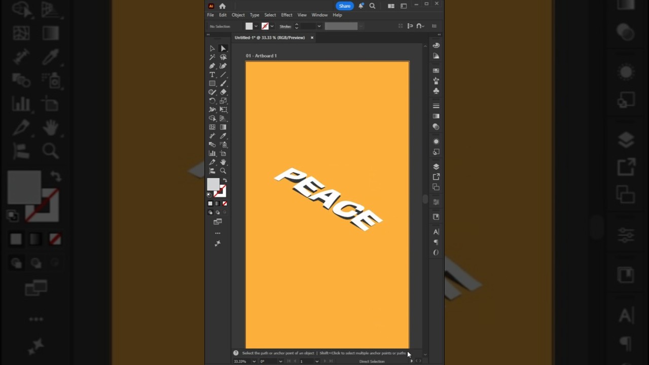 Isometric Text Adobe illustrator #illustratortutorial
