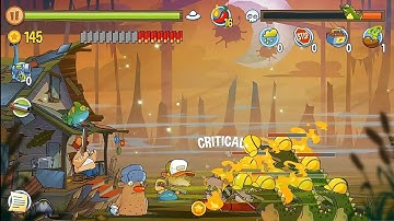 Swamp Attack - Hard Mode. Episode 10 Level 5 Gameplay Android walkthrough