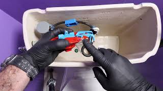 Watch the product video for Fix A Toilet That Randomly Runs with Fluidmaster's K-400H-043 Toilet Fill Valve and Super Flapper