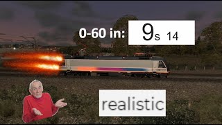 TS20: NJT ALP-46 0-60 in only 9 Seconds (Very Realistic)