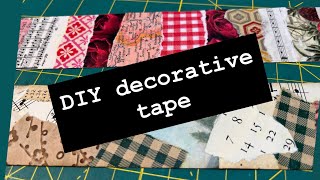 DECORATIVE TAPE, fabulous SCRAPBUSTER project ~ #junkjournalideas