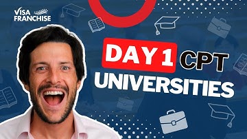 THESE Are The BEST Day 1 CPT UNIVERSITIES in the US | STUDY IN THE US